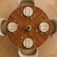 Table à manger ronde Orména, 120 cm, 4 à 6 places