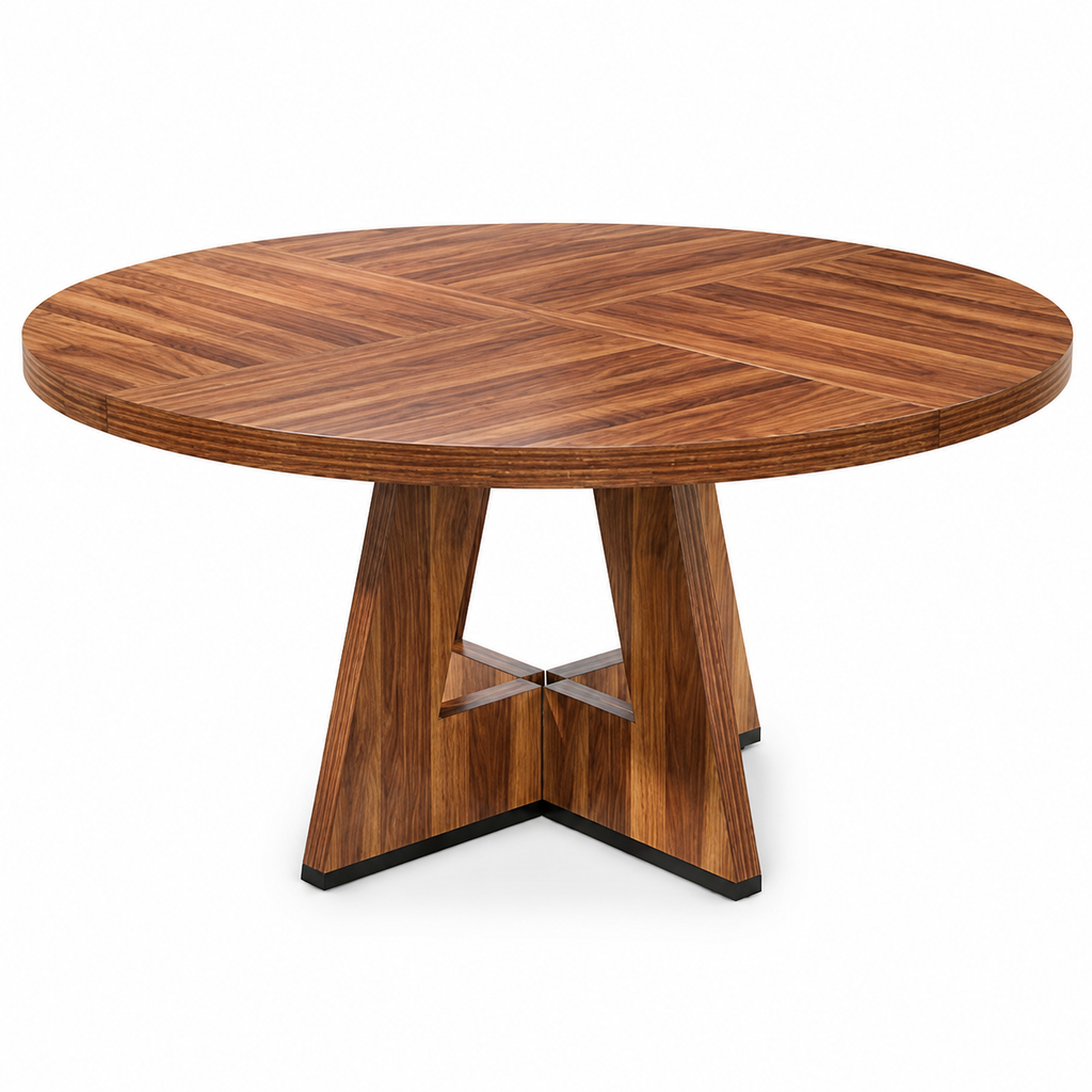 Table à manger ronde Orména, 120 cm, 4 à 6 places